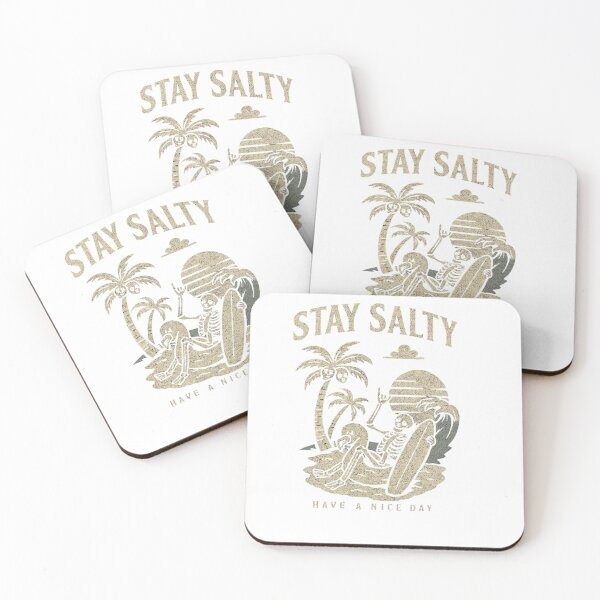 Item preview, Stay Salty – Skeleton Beach Vibes – Halloween Classic T-Shirt designed and sold by inkfluenceart.