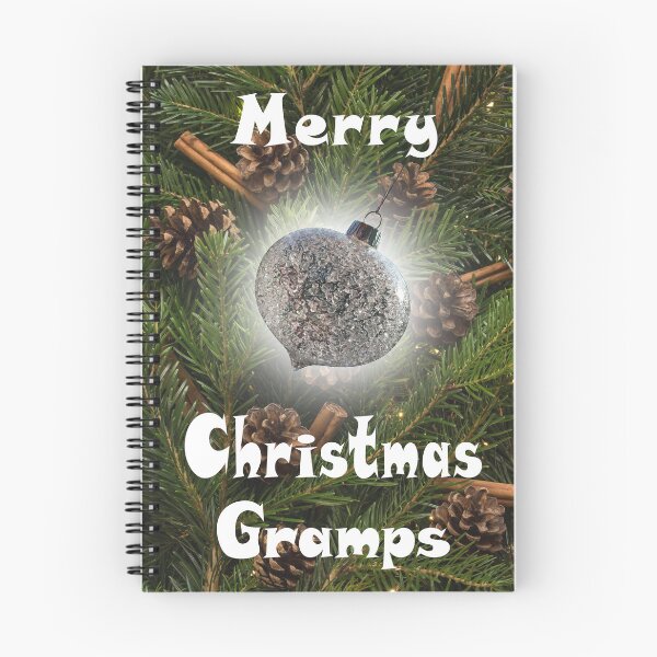 Item preview, Merry Christmas Gramps - Pine & Cinnamon with Glass Bauble :) designed and sold by Myriel-Myriel.