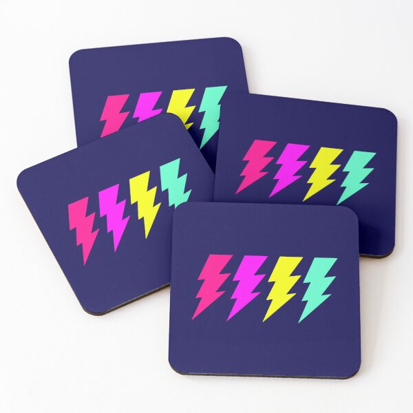 Item preview, Lightning Bolts Neon Colors designed and sold by Jeallan Designs.