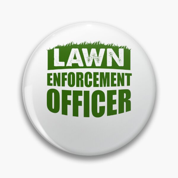Item preview, Lawn Enforcement Officer- Lawn Mower Pun designed and sold by TeesYouWant.