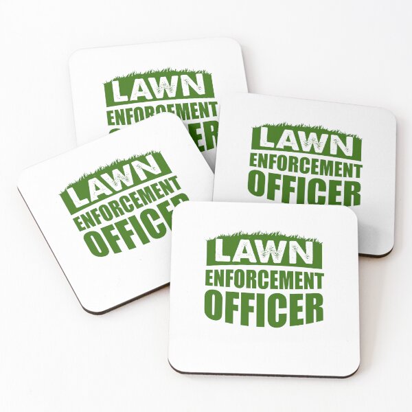 Item preview, Lawn Enforcement Officer- Lawn Mower Pun designed and sold by TeesYouWant.