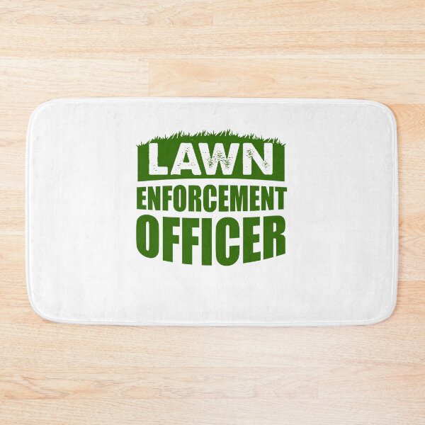 Item preview, Lawn Enforcement Officer- Lawn Mower Pun designed and sold by TeesYouWant.