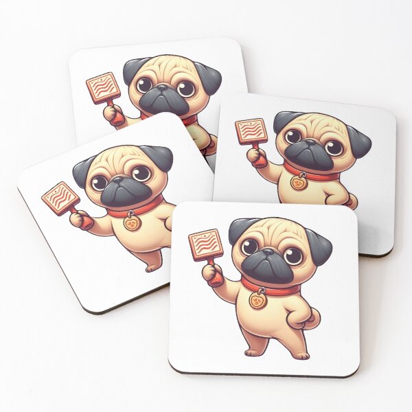 Item preview, Pug Dog & a stamp  designed and sold by netz28.