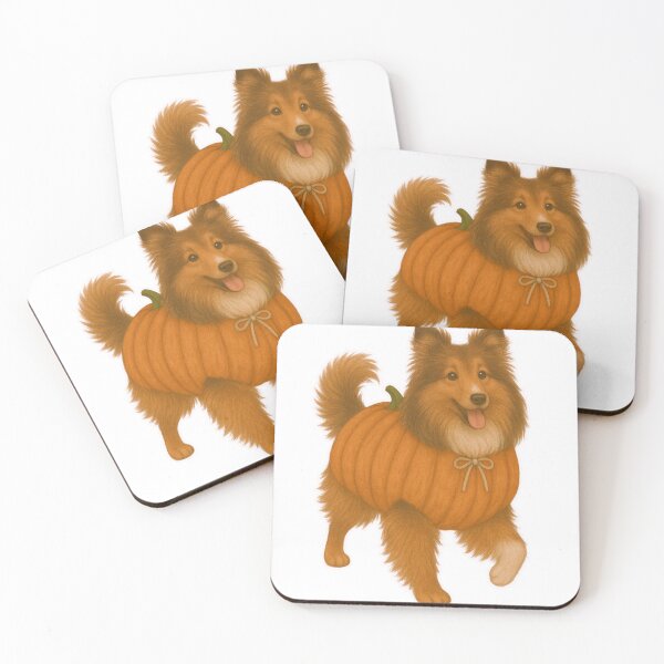 Item preview, Sheltie in Pumpkin Costume – Cute Halloween Autumn Design designed and sold by GoodyPaws.
