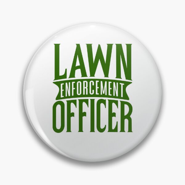 Item preview, Lawn Enforcement Officer- Funny Lawn Mower designed and sold by TeesYouWant.