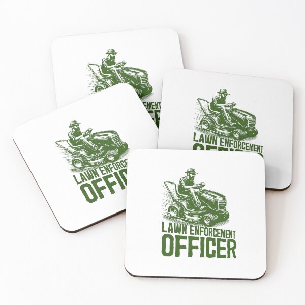 Item preview, Lawn Enforcement Officer- Dad Lawn Mower designed and sold by TeesYouWant.