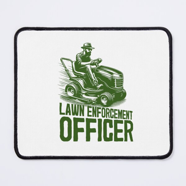 Item preview, Lawn Enforcement Officer- Dad Lawn Mower designed and sold by TeesYouWant.
