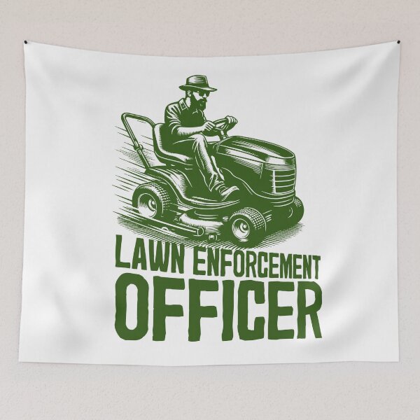 Item preview, Lawn Enforcement Officer- Dad Lawn Mower designed and sold by TeesYouWant.