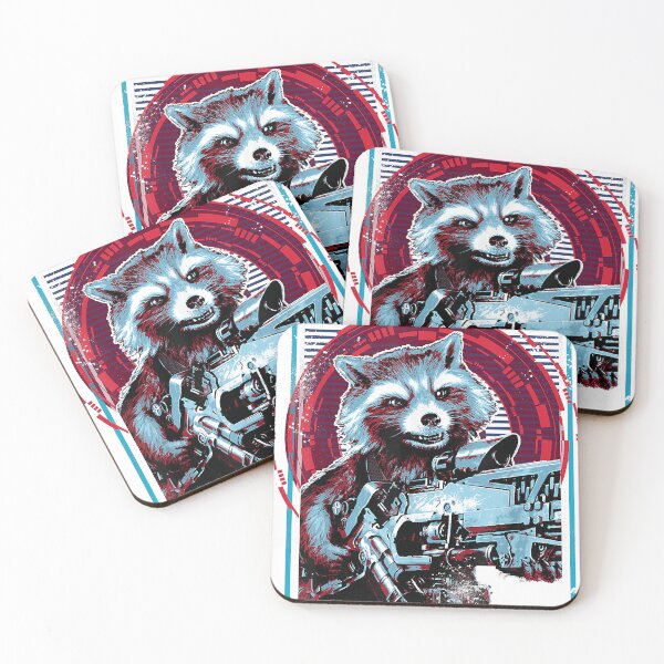 Item preview, Rockets Raccoon Czary Abstracts Halloween Infinity Wars designed and sold by AmyCasper2.
