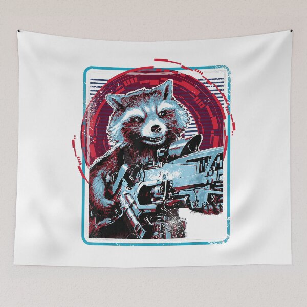 Item preview, Rockets Raccoon Czary Abstracts Halloween Infinity Wars designed and sold by AmyCasper2.