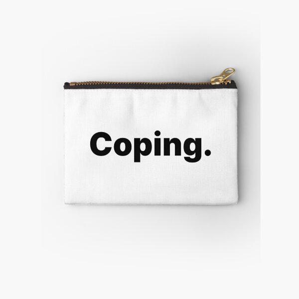 Item preview, Coping | Black Text designed and sold by ThingsOnTees.