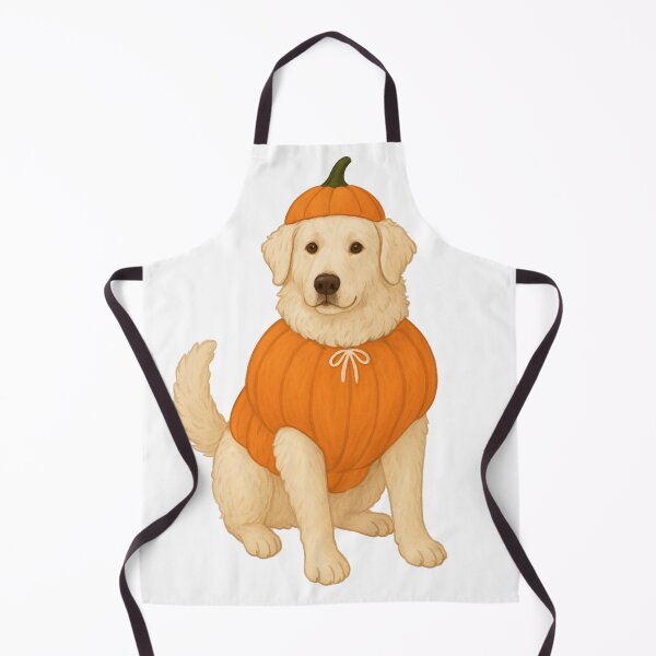 Item preview, Kuvasz in Pumpkin Costume – Cute Halloween Autumn Design designed and sold by GoodyPaws.