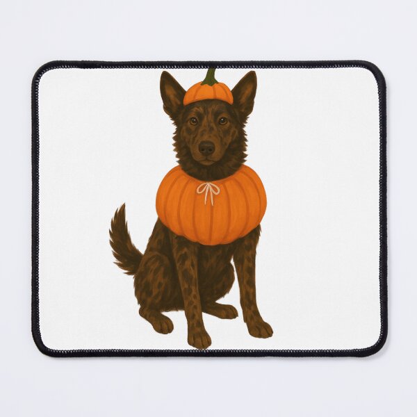 Item preview, Mudi in Pumpkin Costume – Cute Halloween Autumn Design designed and sold by GoodyPaws.