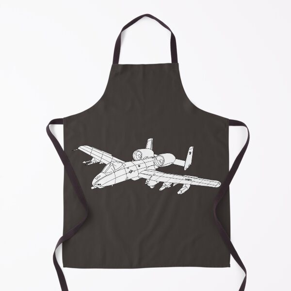Item preview, Aircraft - A10 - Front - Top - Oblique - LA X 300 designed and sold by Military Insignia Products.