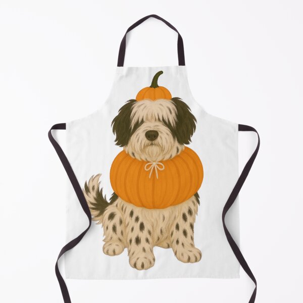 Item preview, Polish Lowland Sheepdog in Pumpkin Costume – Cute Halloween Autumn Design designed and sold by GoodyPaws.