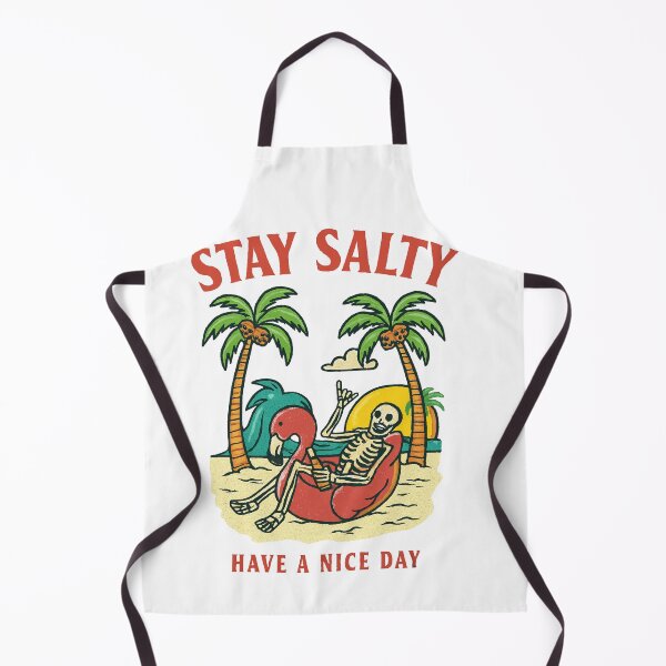Item preview, Stay Salty – Skeleton Beach Vibes – Halloween Classic T-Shirt designed and sold by inkfluenceart.