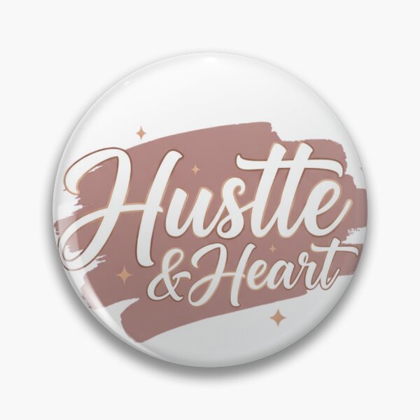 Item preview, Hustle & Heart Inspirational Quote Sticker – Vibrant Gradient Design designed and sold by Happyfreedom.
