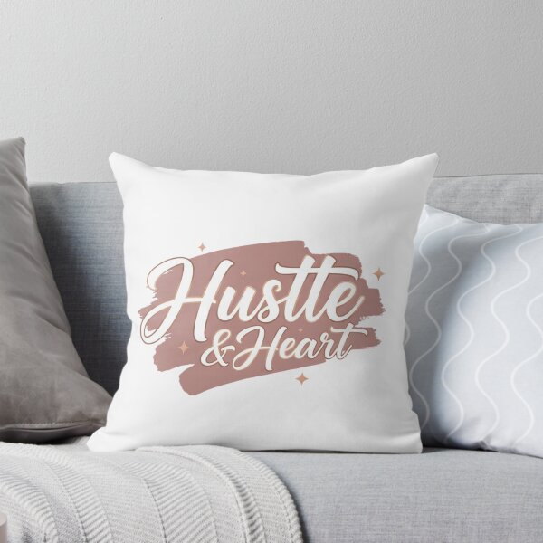 Artikelvorschau, Hustle & Heart Inspirierender Zitat-Aufkleber – Lebendiges Farbverlaufsdesign entworfen und verkauft von Happyfreedom.