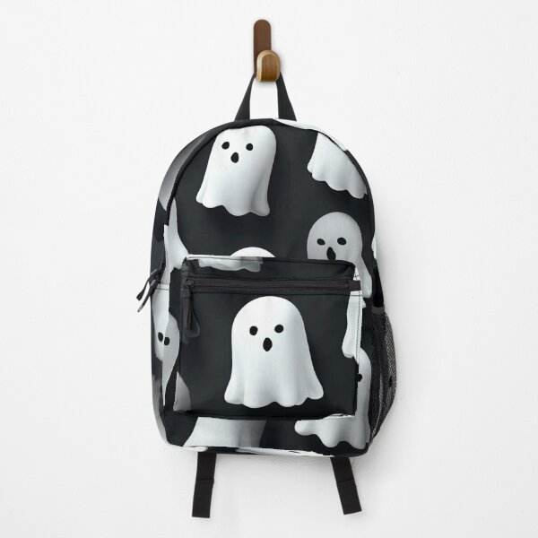 Item preview, Kawaii Ghost Pattern on Dark Background designed and sold by Kybruno's Creations.