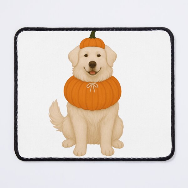 Item preview, Polish Tatra Shepherd Dog in Pumpkin Costume – Cute Halloween Autumn Design designed and sold by GoodyPaws.