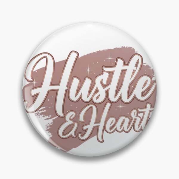 Item preview, Hustle & Heart Inspirational Quote Sticker – Vibrant Gradient Design designed and sold by Happyfreedom.