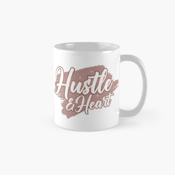 Artikelvorschau, Hustle & Heart Inspirierender Zitat-Aufkleber – Lebendiges Farbverlaufsdesign entworfen und verkauft von Happyfreedom.