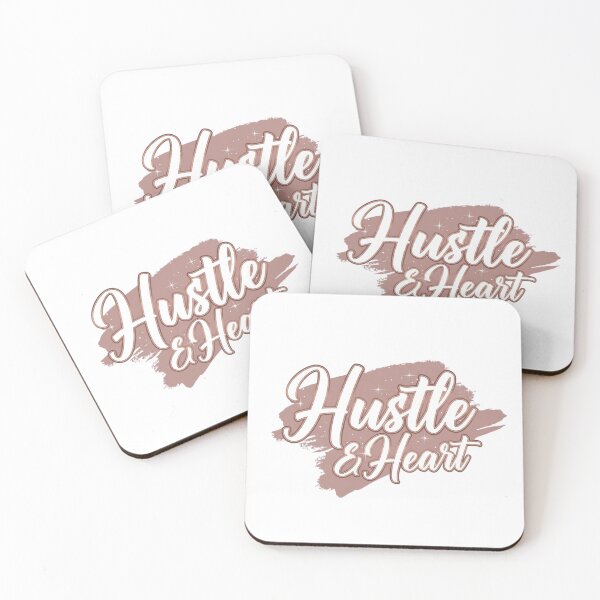 Item preview, Hustle & Heart Inspirational Quote Sticker – Vibrant Gradient Design designed and sold by Happyfreedom.