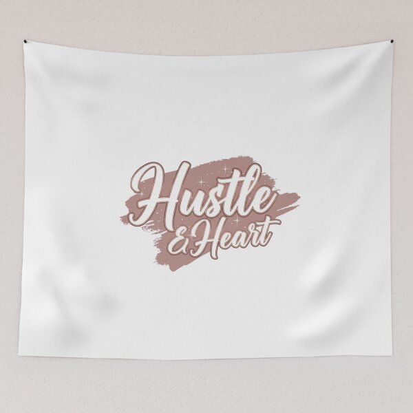 Item preview, Hustle & Heart Inspirational Quote Sticker – Vibrant Gradient Design designed and sold by Happyfreedom.