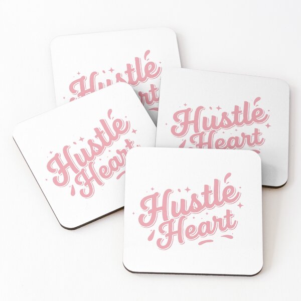 Item preview, Hustle & Heart Inspirational Quote Sticker – Vibrant Gradient Design designed and sold by Happyfreedom.