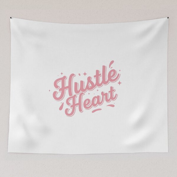 Item preview, Hustle & Heart Inspirational Quote Sticker – Vibrant Gradient Design designed and sold by Happyfreedom.