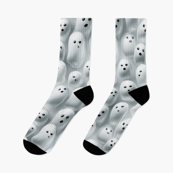 Item preview, Kawaii Ghost Pattern on Light Background designed and sold by Kybruno's Creations.