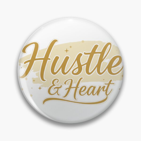 Item preview, Hustle & Heart Inspirational Quote Sticker – Vibrant Gradient Design designed and sold by Happyfreedom.
