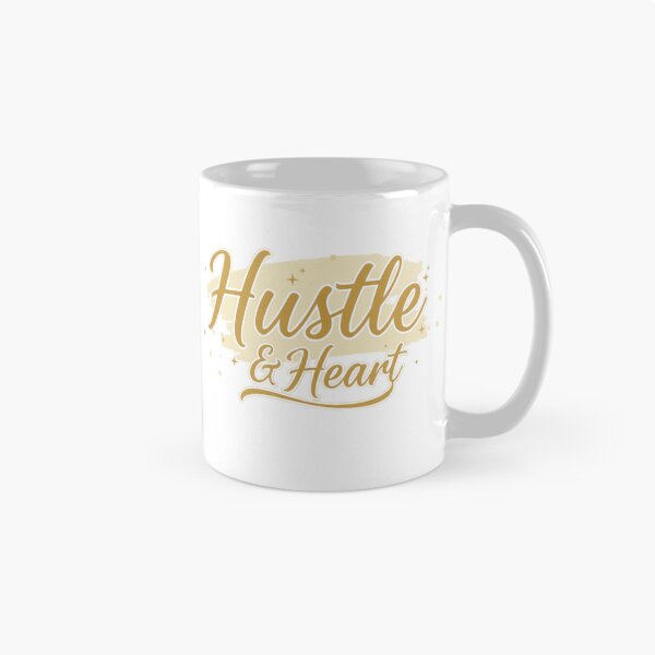 Artikelvorschau, Hustle & Heart Inspirierender Zitat-Aufkleber – Lebendiges Farbverlaufsdesign entworfen und verkauft von Happyfreedom.