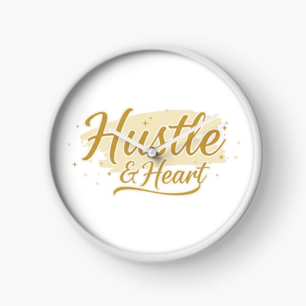Item preview, Hustle & Heart Inspirational Quote Sticker – Vibrant Gradient Design designed and sold by Happyfreedom.