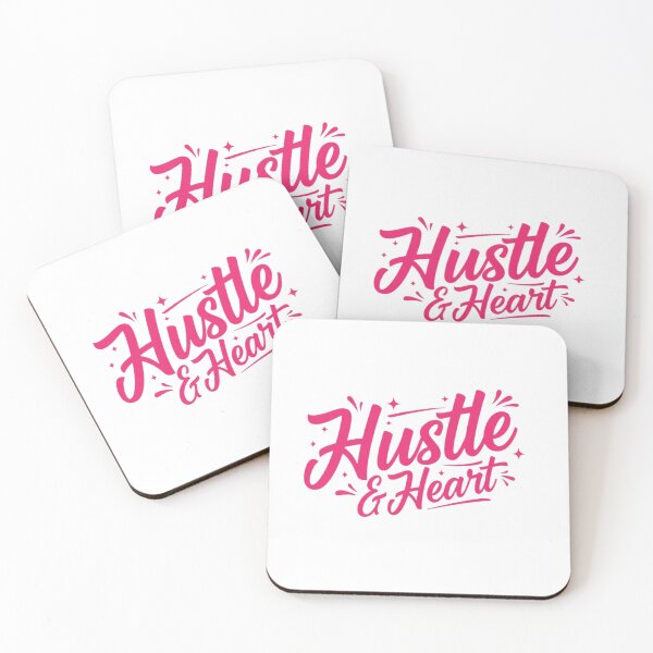 Item preview,  Hustle & Heart Inspirational Quote Sticker – Vibrant Gradient Design designed and sold by Happyfreedom.