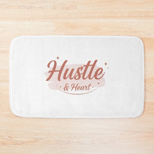 Item preview,  Hustle & Heart Inspirational Quote Sticker – Vibrant Gradient Design designed and sold by Happyfreedom.