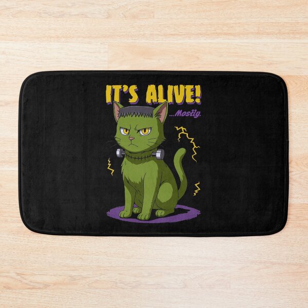 Item preview, Monster Cat – Funny Halloween Frankenstein Kitty designed and sold by 3amclub.