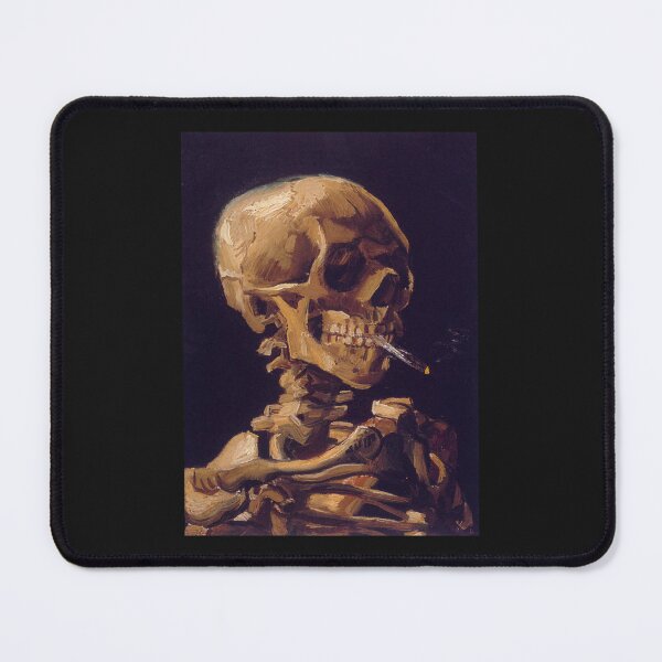 Item preview, Vincent Van Gogh's Skull with a Burning Cigarette designed and sold by Rosestorling.