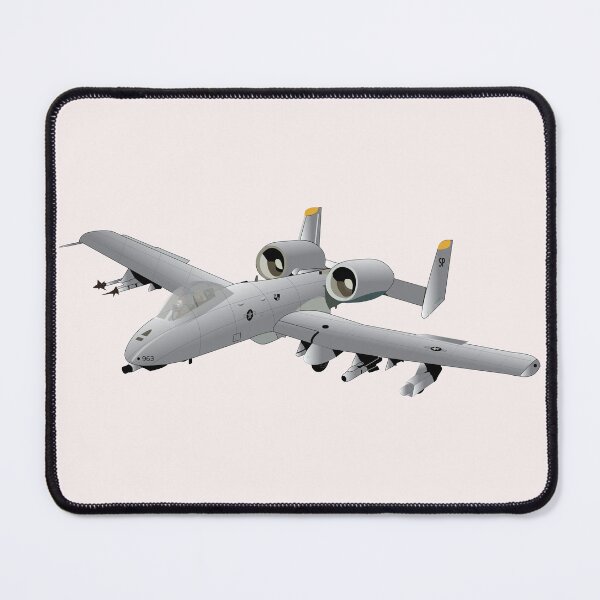 Item preview, Aircraft - A10 - Front - Top - Oblique X 300 designed and sold by Military Insignia Products.
