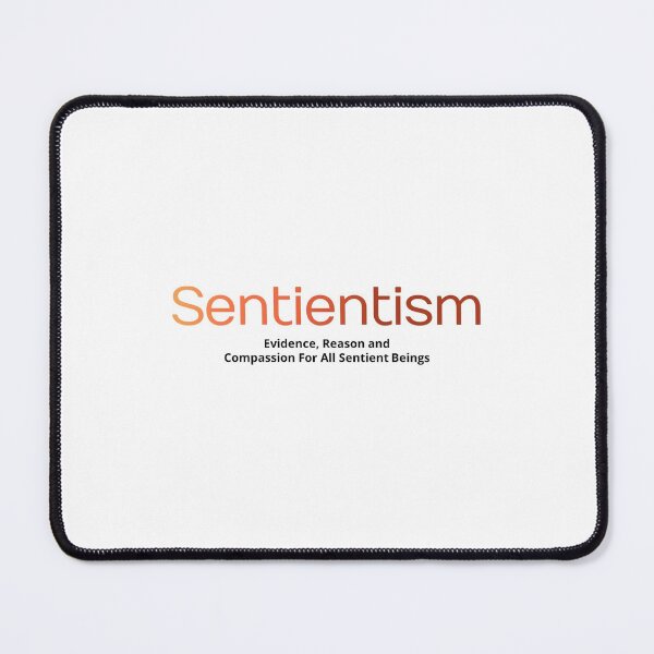 Item preview, Sentientism title with evidence, reason and compassion strapline designed and sold by Sentientism.