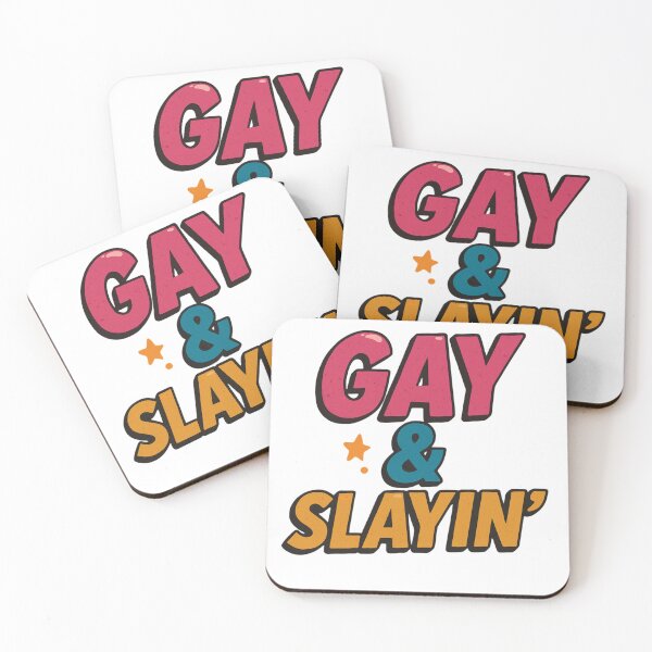 Item preview, Gay & Slayin'' designed and sold by TooFab.