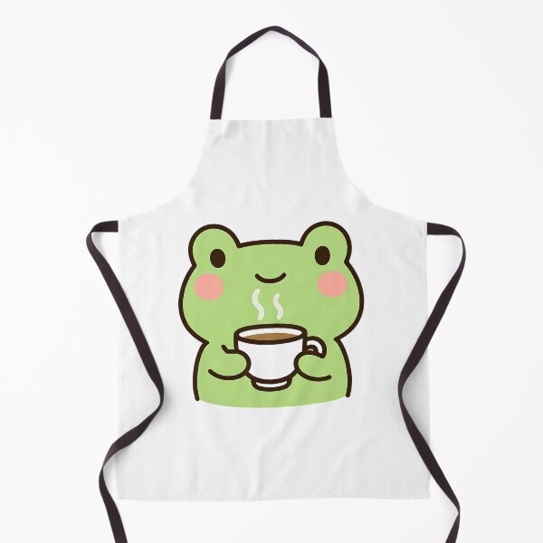 Item preview, Cute Frog Sipping Coffee | Kawaii Frog  designed and sold by stylishdzign.