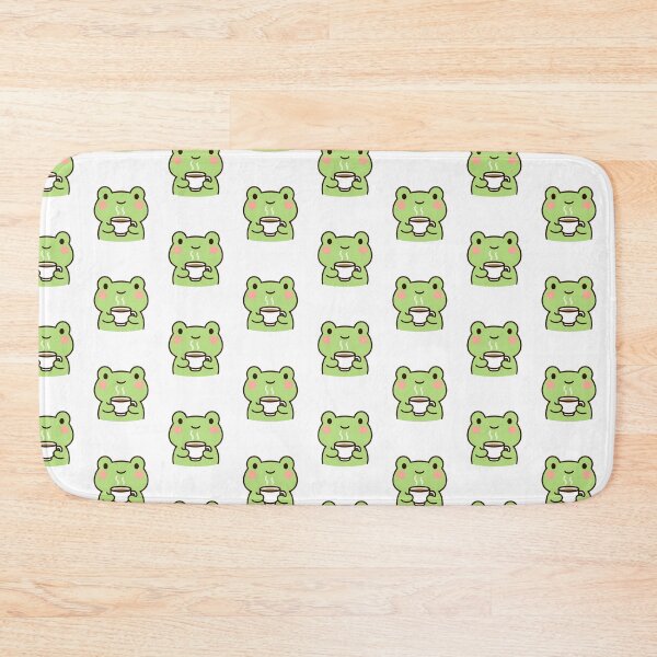 Item preview, Cute Frog Sipping Coffee | Kawaii Frog  designed and sold by stylishdzign.