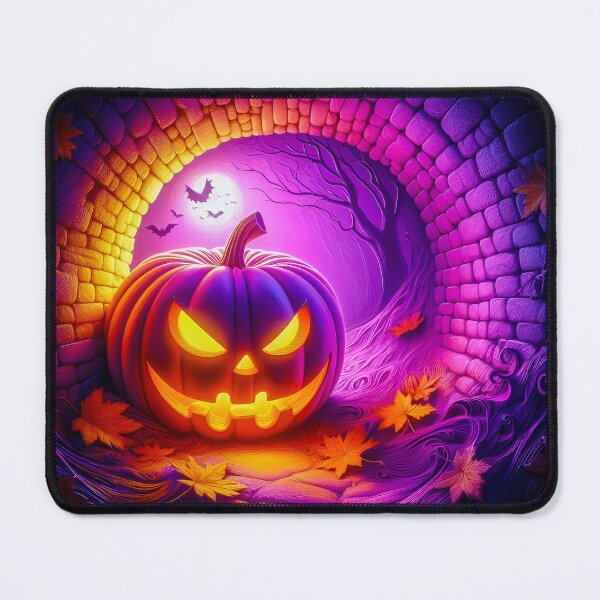 Item preview,   3d Halloween Purple Pumpkin Design designed and sold by SideKickCreates.