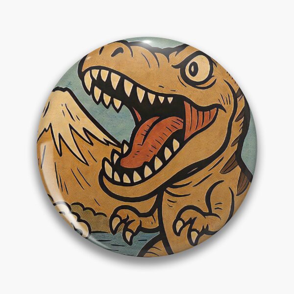 Item preview, Retro Dino Wave by Mount Fuji designed and sold by WaGlobal.