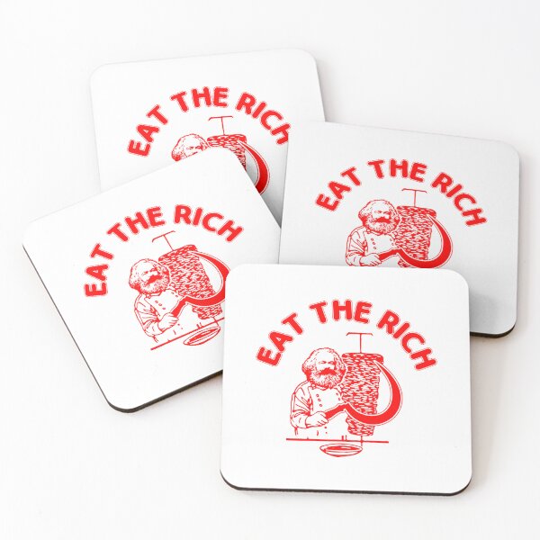 Item preview, Eat The Rich Doner Dner Kebab Karl Marx Socialist Hasan Piker designed and sold by CHAMBERSBROWN.