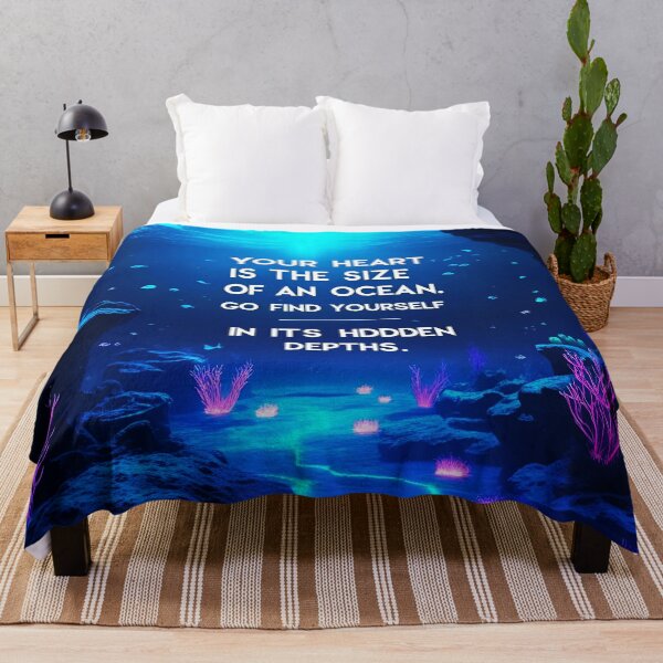 Item preview, Your heart is the size of an ocean. Go find yourself in its hidden depths 33 designed and sold by Tom-Johnson.