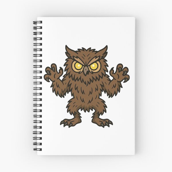 Item preview, Werewolf Owl with Claws and Glowing Eyes – Halloween Monster designed and sold by Confuzz1ed.