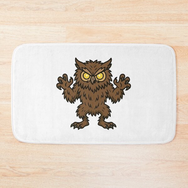 Item preview, Werewolf Owl with Claws and Glowing Eyes – Halloween Monster designed and sold by Confuzz1ed.