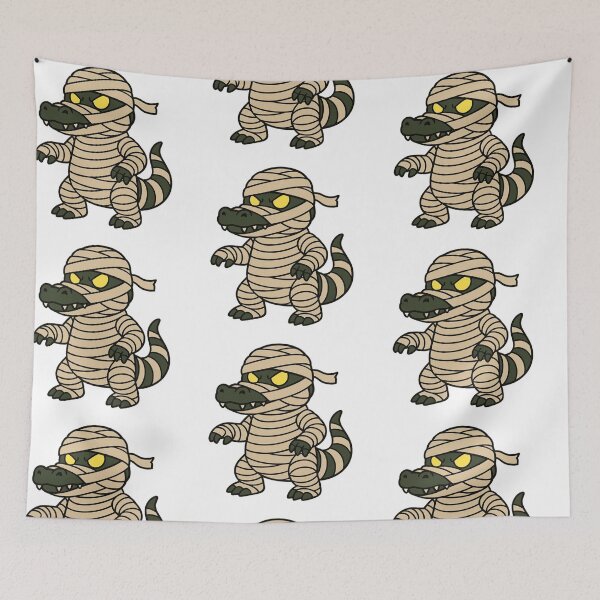 Item preview, Mummy Crocodile in Bandages – Creepy Halloween Animal designed and sold by Confuzz1ed.
